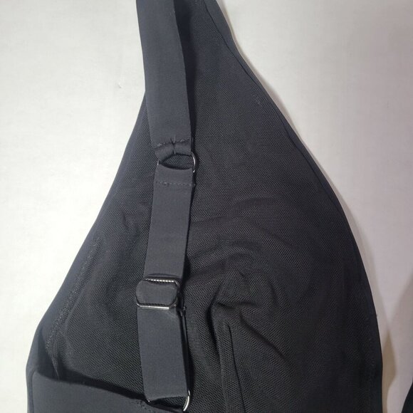 ASOS Design Black Adjustable Bralette Bikini Back Closure Top Size UK16/US12 - Picture 4 of 8